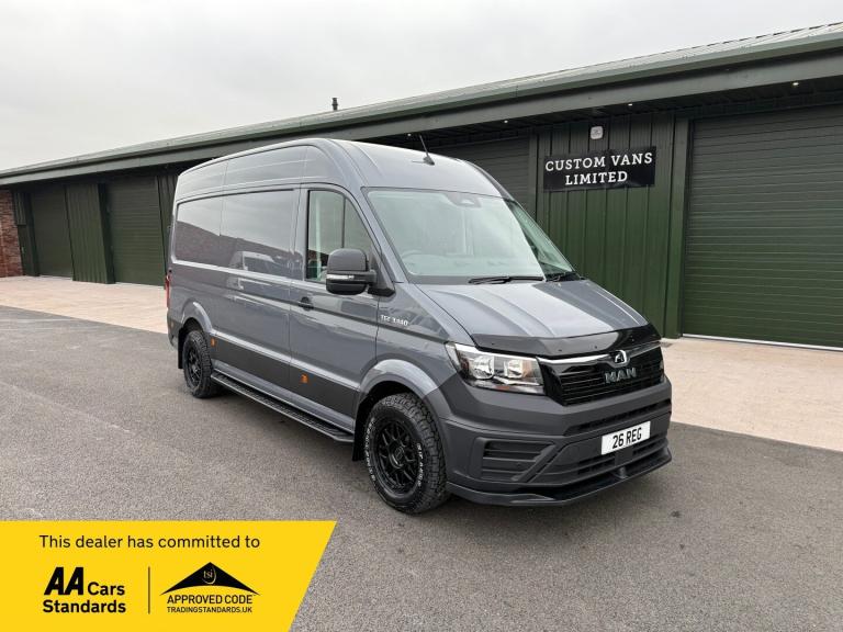 2026 MAN TGE 3.140 LION XC AUTO VAN CRAFTER GREY