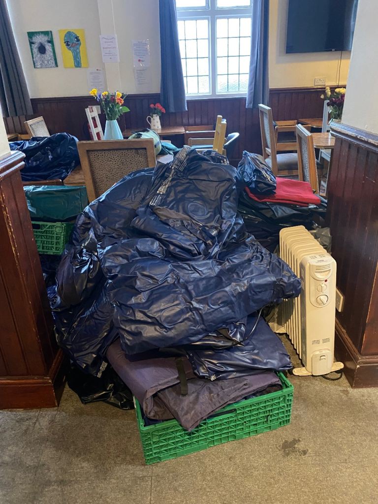 Huge pile of air mattresses available 