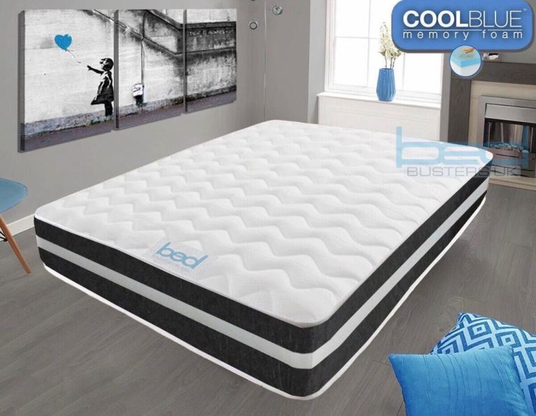 Memory foam double mattress - vgc 