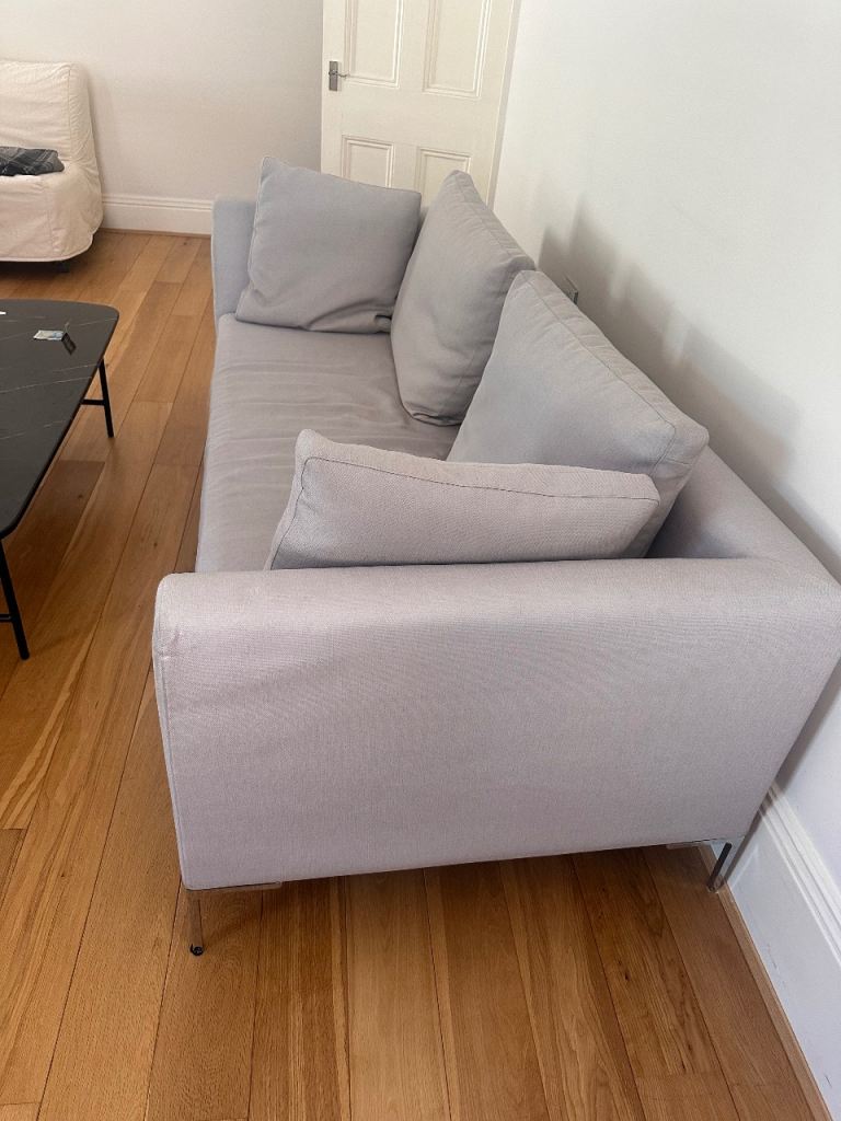 Camerich Comfortable Grey Fabric Sofa – Good Condition