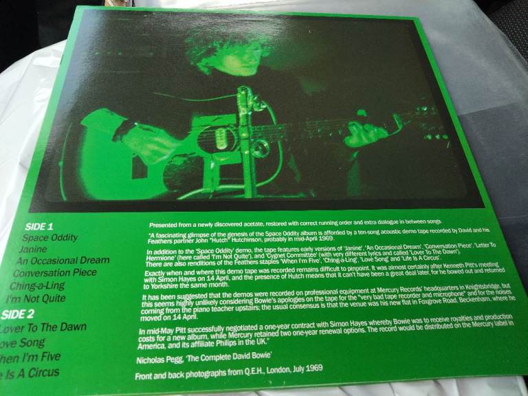 David Bowie Beckenham oddity Black vinyl album mint 