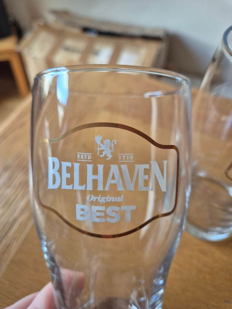 Belhaven Best Pint Glasses, £1.00 for Sale in Stirling | Gumtree