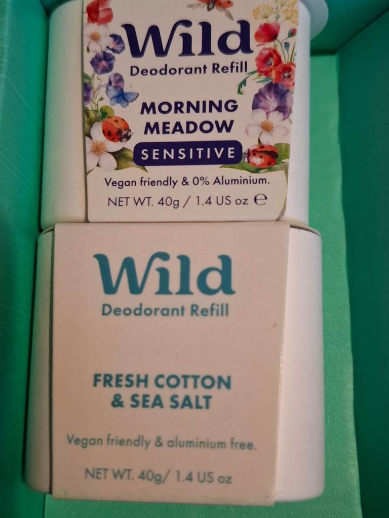 Wild Deodorant Refills - Morning Meadow & Fresh Cotton, New