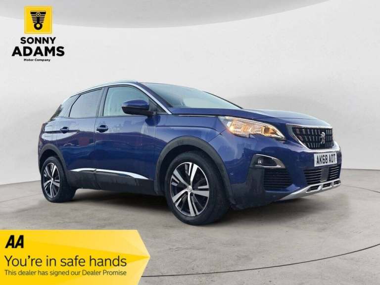 2019 Peugeot 3008 1.5 BlueHDi Allure SUV 5dr Diesel EAT Euro 6 (s/s) (130 ps) HATCHBACK Diesel Au...