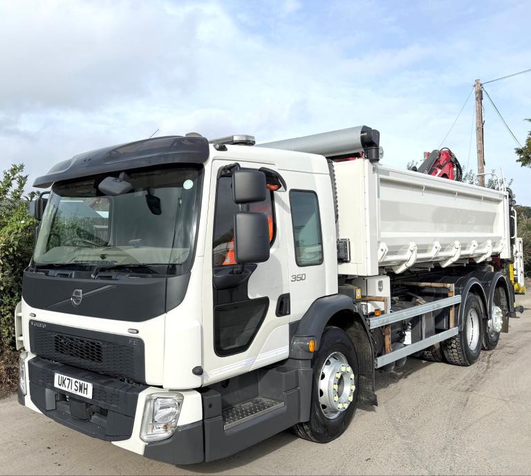 2022 VOLVO FE 350 6X2 GRAB 2 WAY TIPPER PALFINGER M135L CLAMSHELL 26T EURO-6
