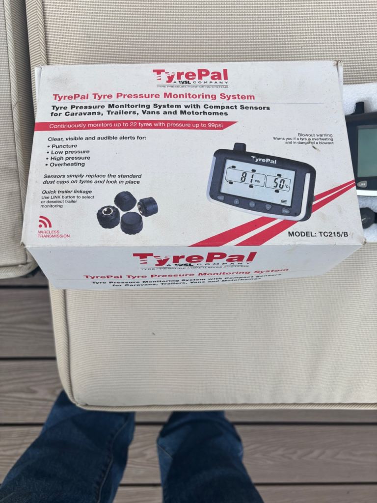 tyrepal caravan/ trailer tyre pressure monitoring system