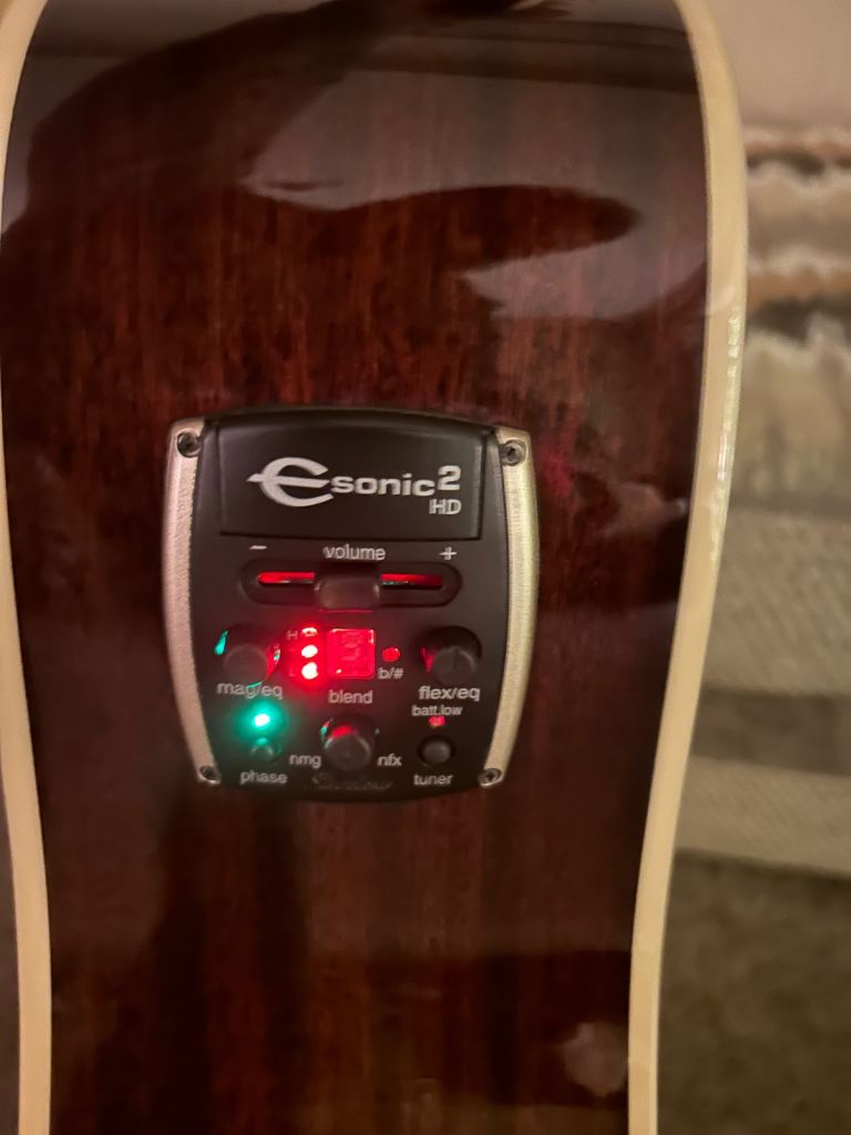 Lovely Acousto-electric guitar with Hardcase