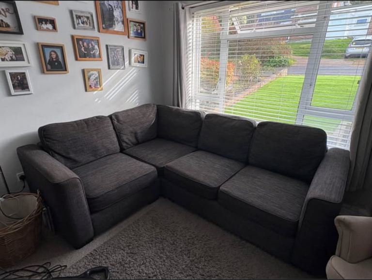 Furniture village grey corner sofa