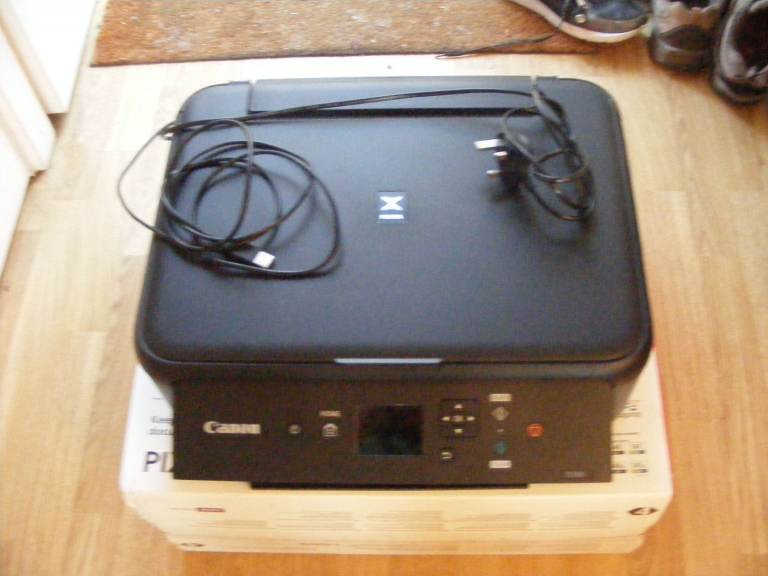 CANON Pixma TS 5150 Scanner/Inkjet Printer with Power Cable and USB Lead – Good Condition