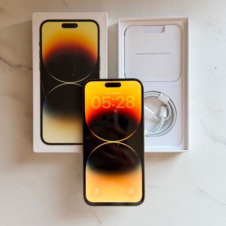 iPhone 14 Pro Max 128GB Unlocked (Good Condition) With Box & Charger