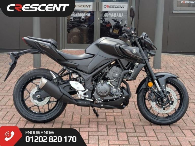 YAMAHA MT03 - BRAND NEW - 3 YEAR WARRANTY - SAVE 807 GBP - TECH BLACK 