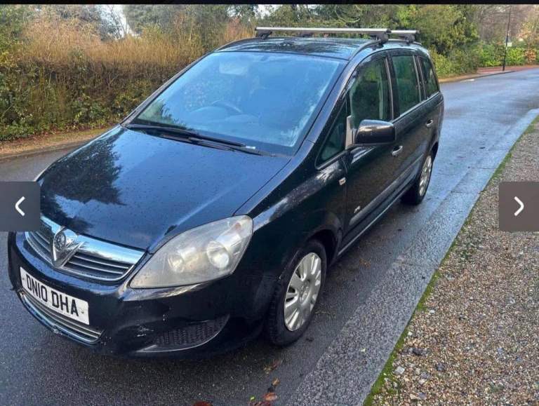  2010 Vauxhall Zafira 1.6 Exclusiv 7 Seat 1 Yrs Mot,Fsh,Ulez Compliant