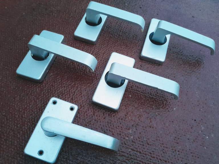 Aluminium Door Handles, matte finish, selling all together