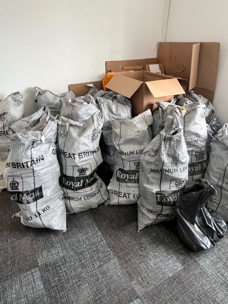11kg Sacks raw returns. 