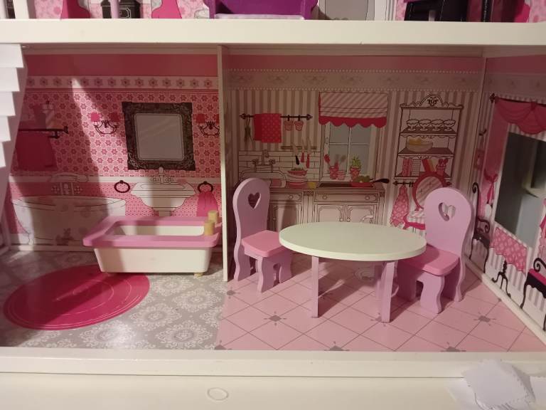 Wooden dolls house 