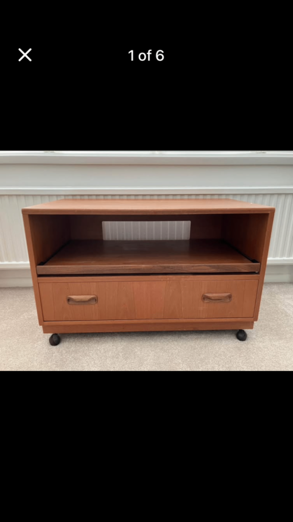 Vintage G Plan Teak  TV Cabinet 
