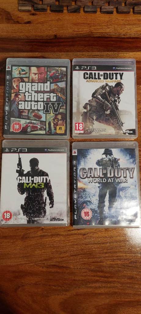 Ps3 games x4