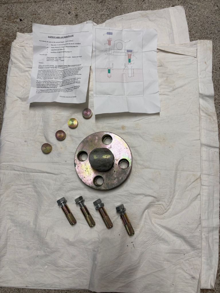 Ground Anchor for motorcycle