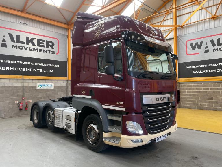 DAF CF480 *EURO 6* SPACE CAB 6X2 TRACTOR UNIT – 2020 – YN70 YZV