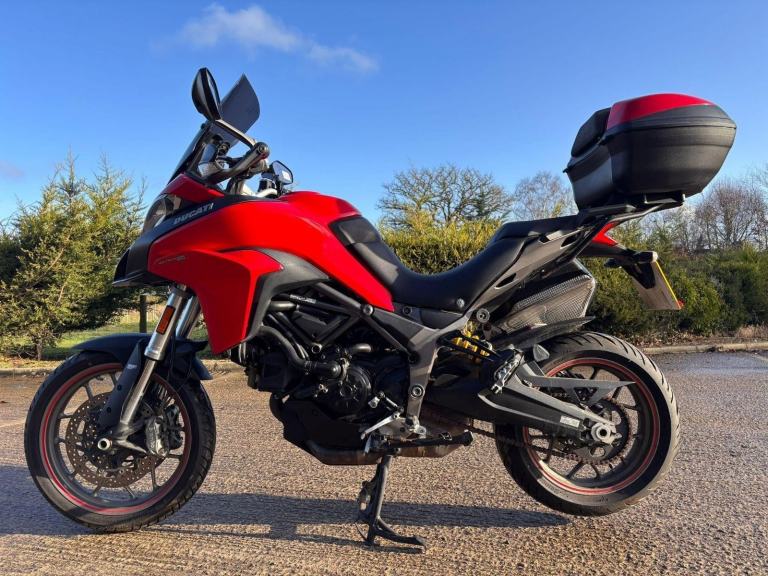 2017 17 DUCATI MULTISTRADA 950 RED 18k MILES FULL LUGGAGE TOURER MTS FSH