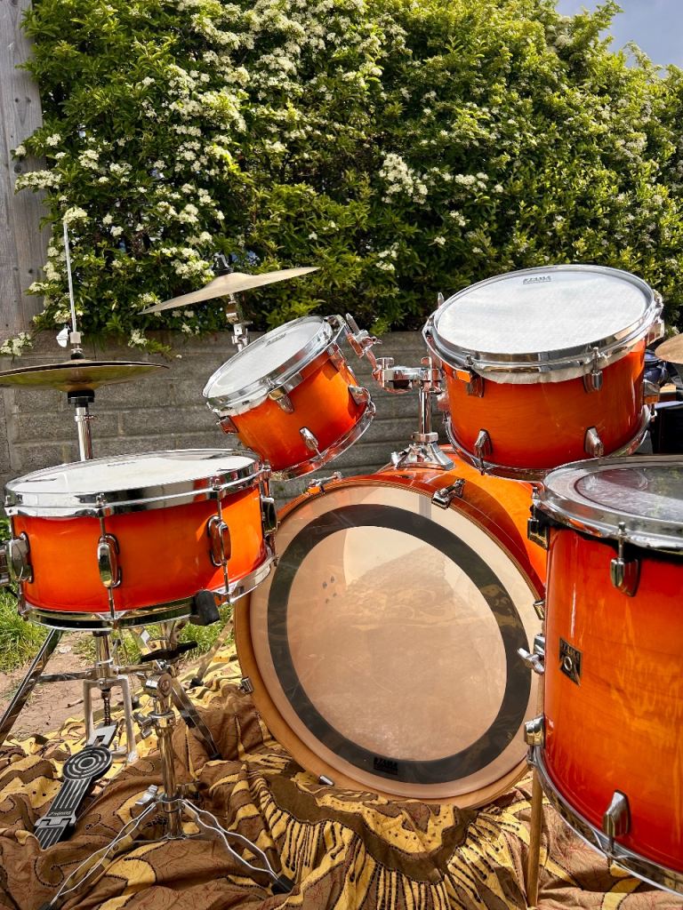 Tama Superstar Classic Maple 🍁 Orange Sun Burst | Drum Kit | (+ hardware / breakables / drum bags)