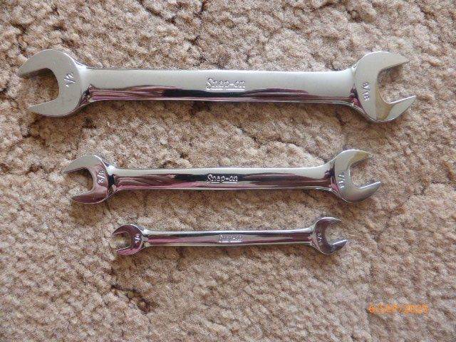Snap-On open ended wrenches Imperial sizes Unused