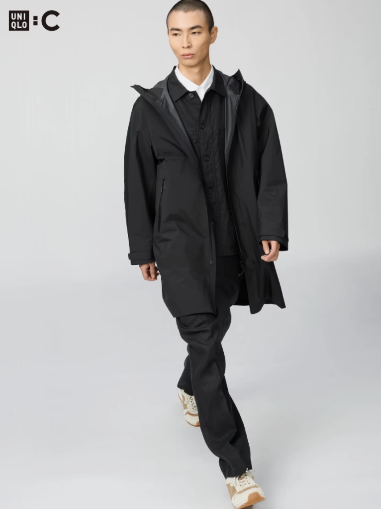 UNIQLO Men Blocktech Coat Black Size XL & L BNWT