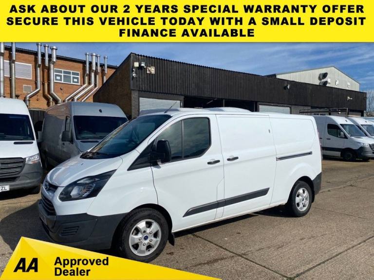 2016 66 FORD TRANSIT CUSTOM 2.2 TDCI T290 L2 H1 LWB 100BHP. EURO 6 ULEZ. 1 OWNER