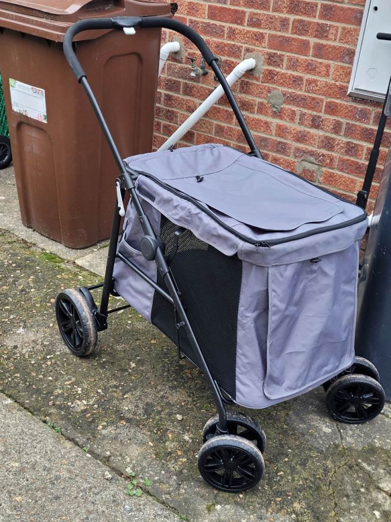 Pawhut small/ medium dog folding stroller up to 20kg