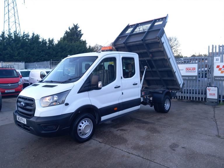 2021 Ford Transit 2.0 350 EcoBlue Leader Tipper Double Cab 4dr Diesel Manual RWD L3 Euro 6 (s Tip...