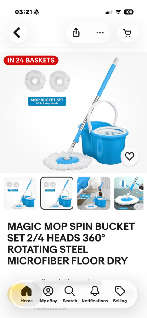 Mop and bucket 