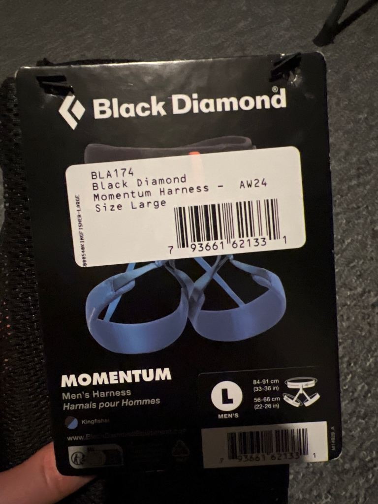 Black Diamond Momentum Harness Large