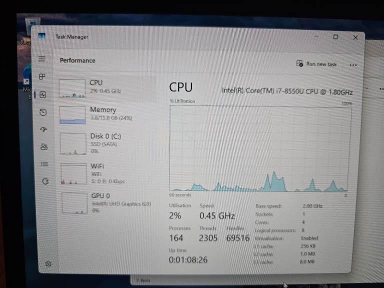 i7 Fujitsu Lifebook 8th Gen Laptop, 16GB, 256GB NVMe, Full HD, Wifi, Win 11 #usedpriceperformance