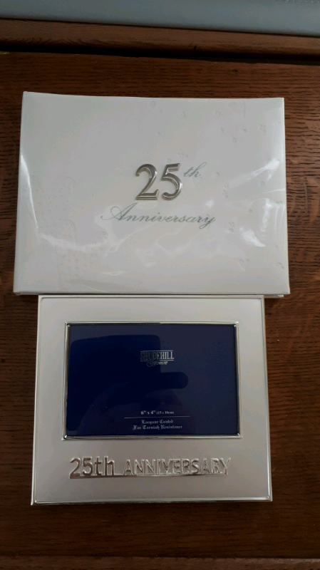 25th Anniversary Guest Book & Picture Frame - NEW  