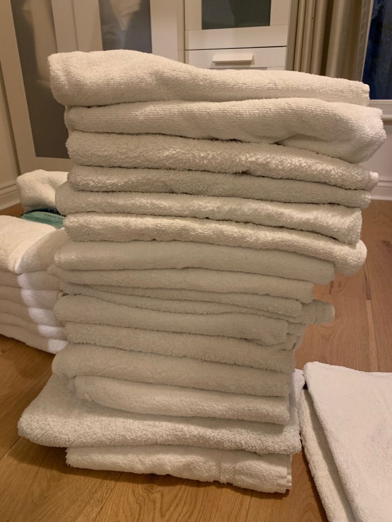 image for Multiple white towels for sale