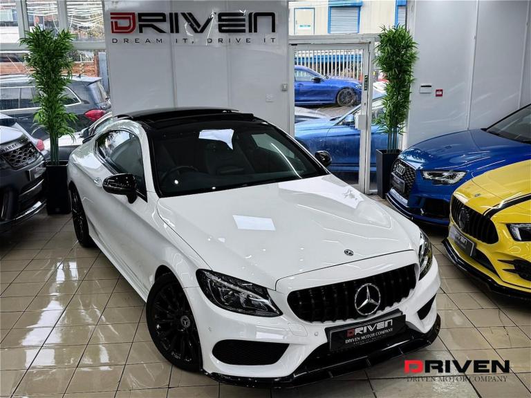 MERCEDES BENZ C220d COUPE AMG LINE PREM C CLASS C63 KIT+PAN ROOF + FREE DELIVERY