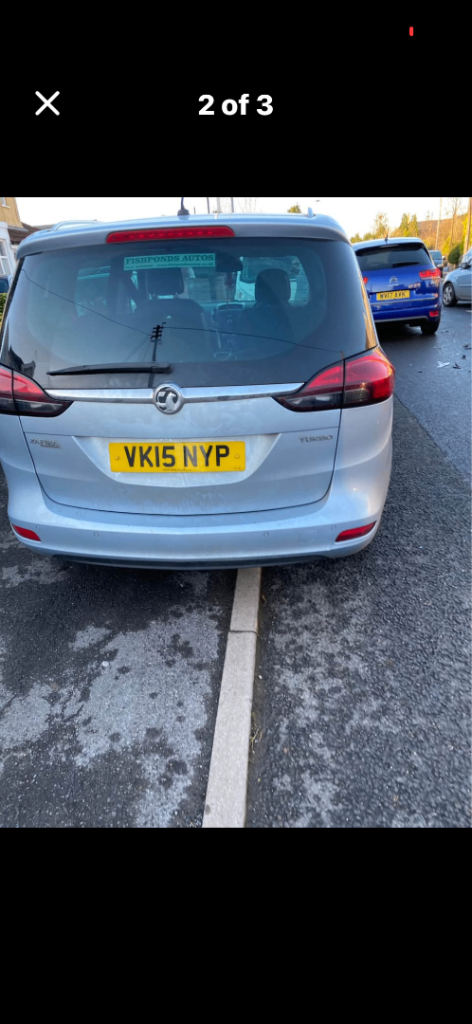 Vauxhall, ZAFIRA, MPV, 2015, Other, 1364 (cc), 5 doors