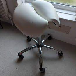 image for Tegler saddle stool (ergonomic saddle stool)
