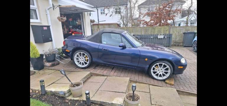 ★MAZDA MX-5 1.8vvt ★71,000 MILES, SUPREME BLUE MX5 ROADSTER 146BHP 