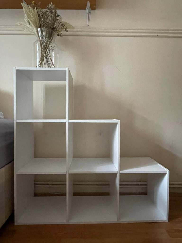 White cube storage unit / shelving