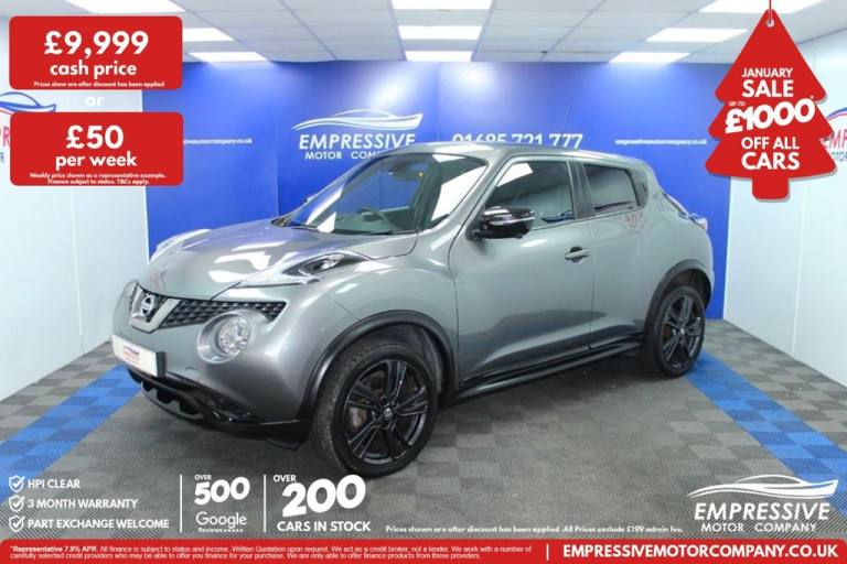 2018 68 NISSAN JUKE 1.2 DIG-T TEKNA SUV 5DR PETROL MANUAL EURO 6 (S/S) (115 PS)