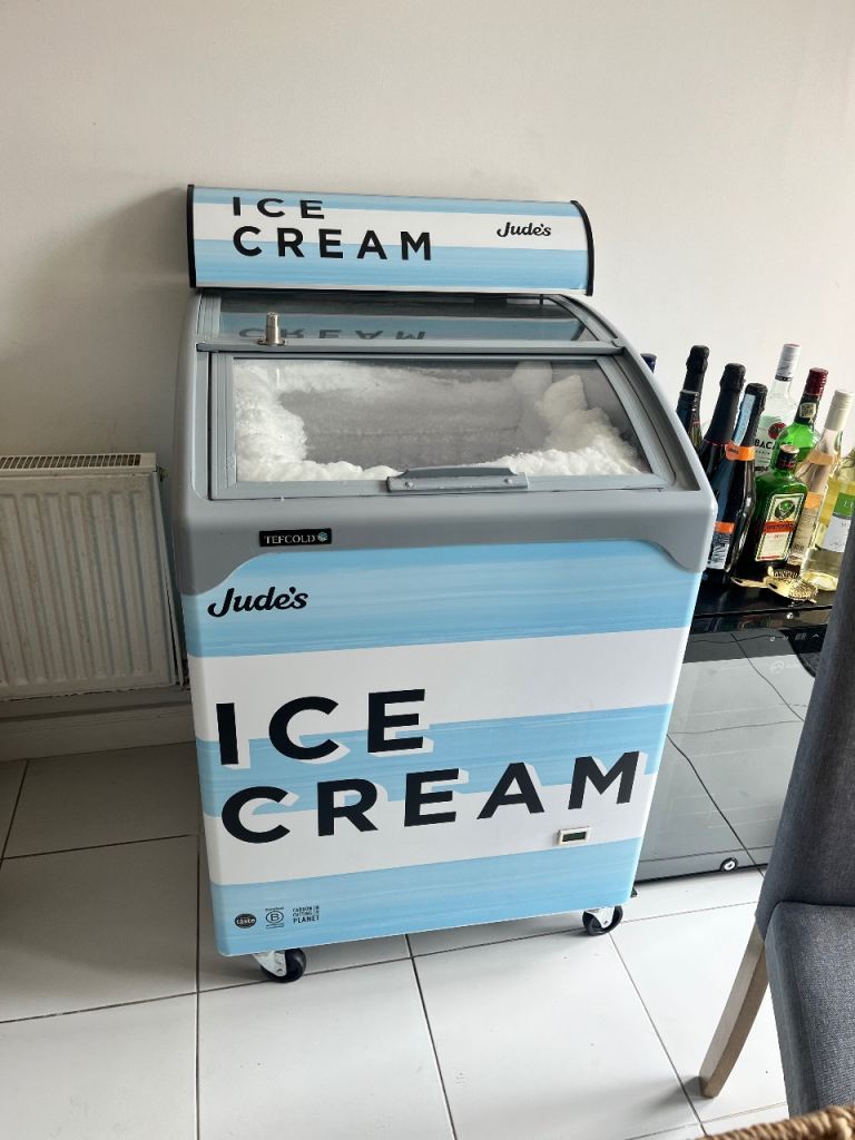 Jude's Ice Cream Freezer Display Unit - Good Condition