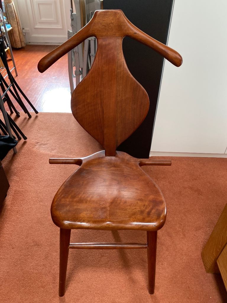 Unusual Wooden Bedroom/Changing Room Chair 