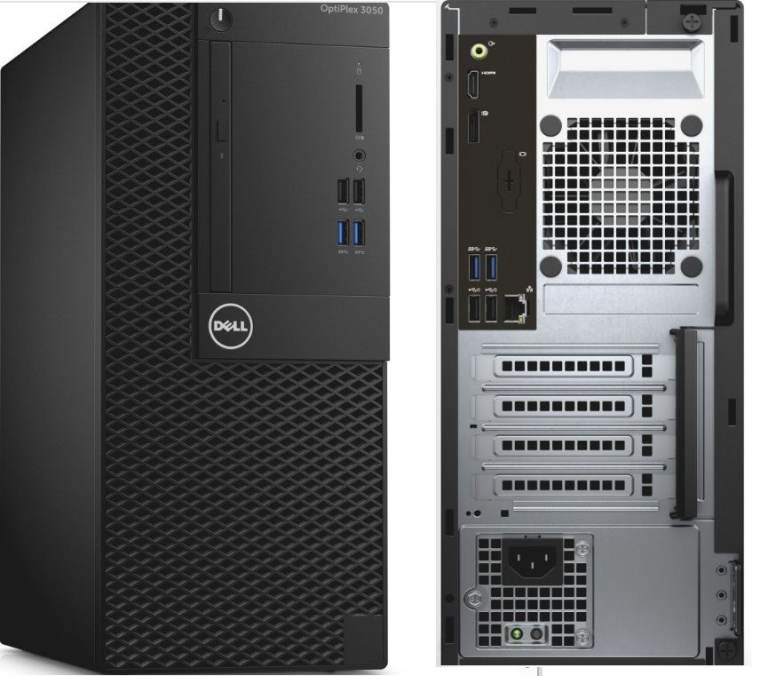 Dell Optiplex 3050 tower desktop PC. i5-7500 CPU, 256GB SSD, 8GB mem, DVDRW