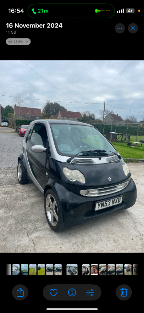 Smart, CITY-COUPE, Coupe, 2003, Semi-Auto, 698 (cc), 2 doors