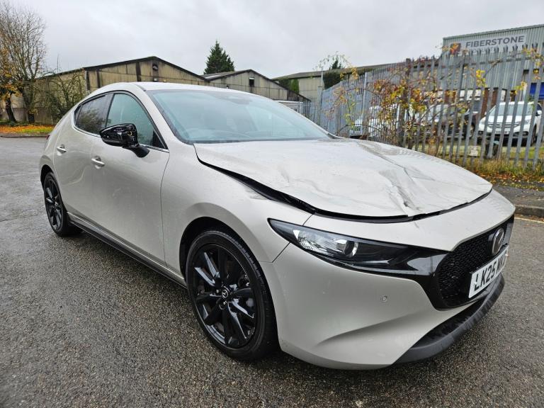 2025 25 MAZDA 3 2.5 e-Skyactiv G MHEV [140] Homura 5dr Auto Damaged Salvage
