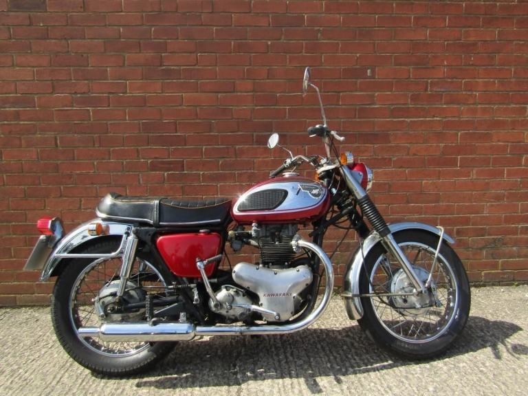 1966 KAWASAKI W1 650 Classic Motorcycle BSA A7 Based Collector Bike All Origi...