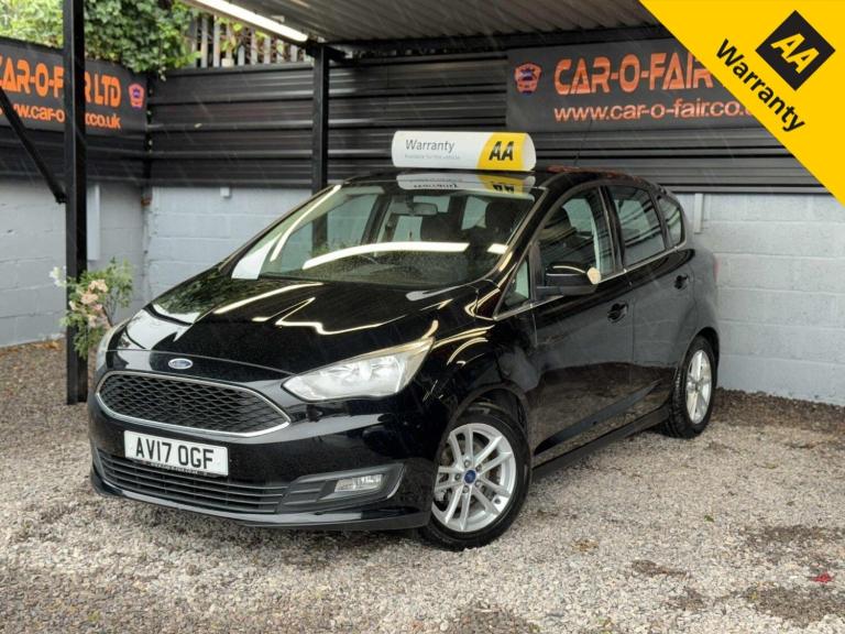 FORD C-MAX 1.5 TDCi Zetec Black Manual Diesel 2017+TOUCH SAT-NAV+BLUETOOTH+AUX!