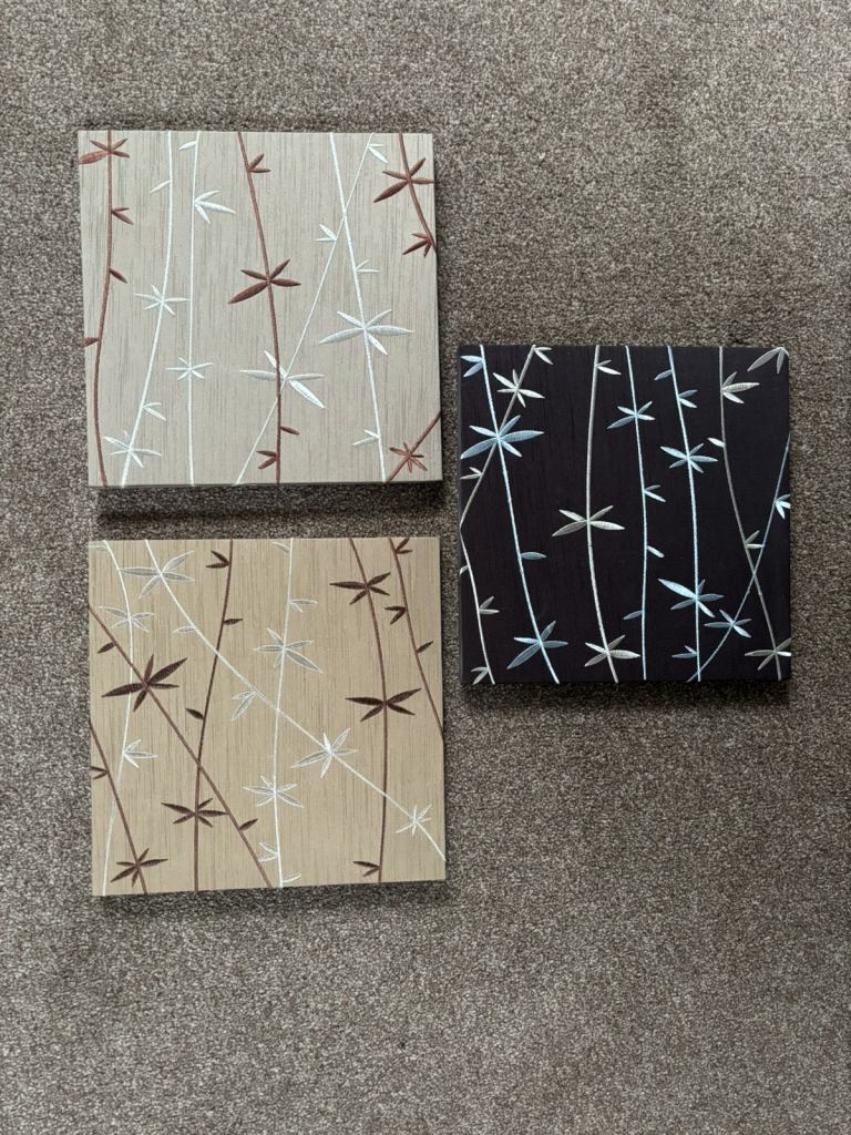 Set of 3 Picture Frames- Very Good Condition