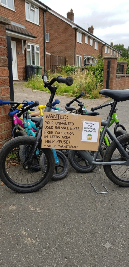Balance Bikes Wanted 
